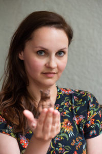 photograph of the poet Kornelia Deres